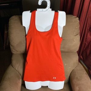 ❤️ 3/$20 Under Armour heat gear racer back tank top